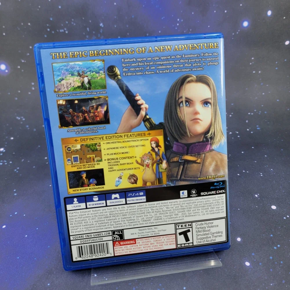 Dragon Quest XI S Echoes of an Elusive Age Definitive Edition Playstation 4 C